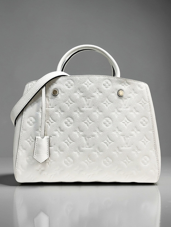 Louis Vuitton Handbags - ✨️Excellent condition Louis Vuitton Montaigne MM White Empreinte